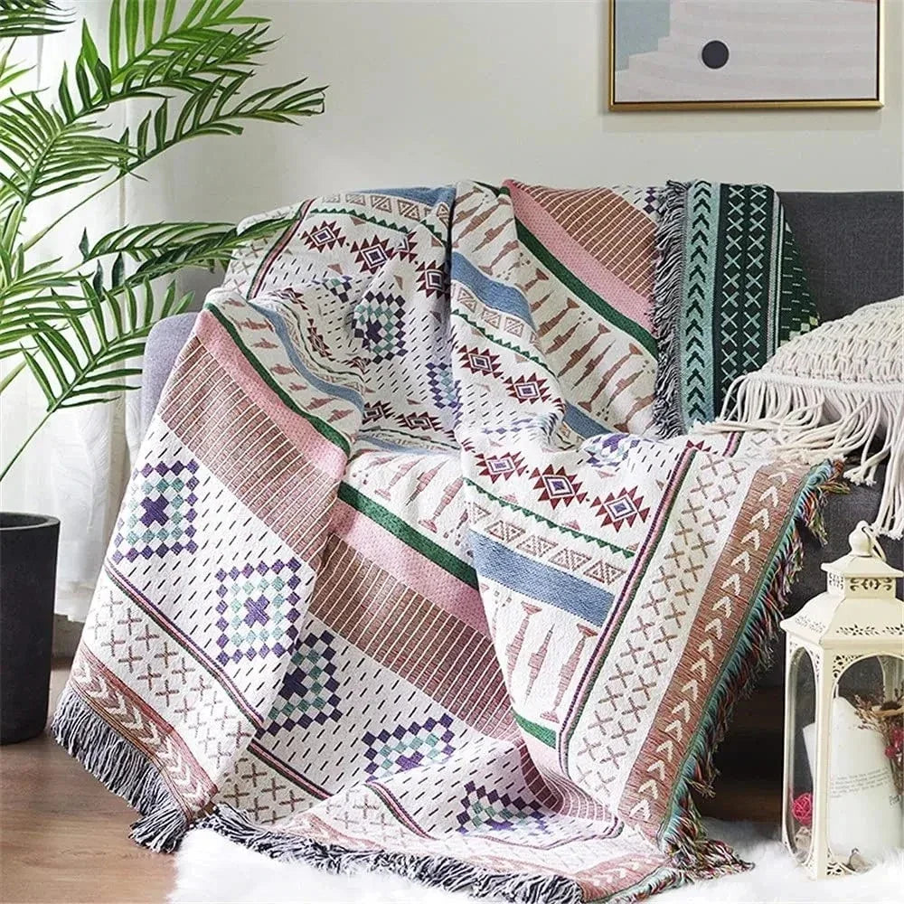 Narzuta Na Łóżko | Narzuta Na Sofę Boho-Blanket-Miloska