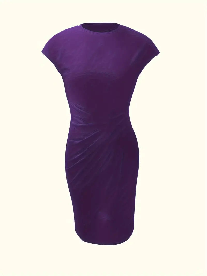 Sukienka Midi Bodycon | Sukienka Do Biura-Women Dress-Miloska