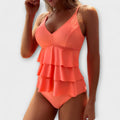 Strój Kąpielowy Damski | Kostium Kąpielowy Z Falbanką-Women Swimsuit-Miloska