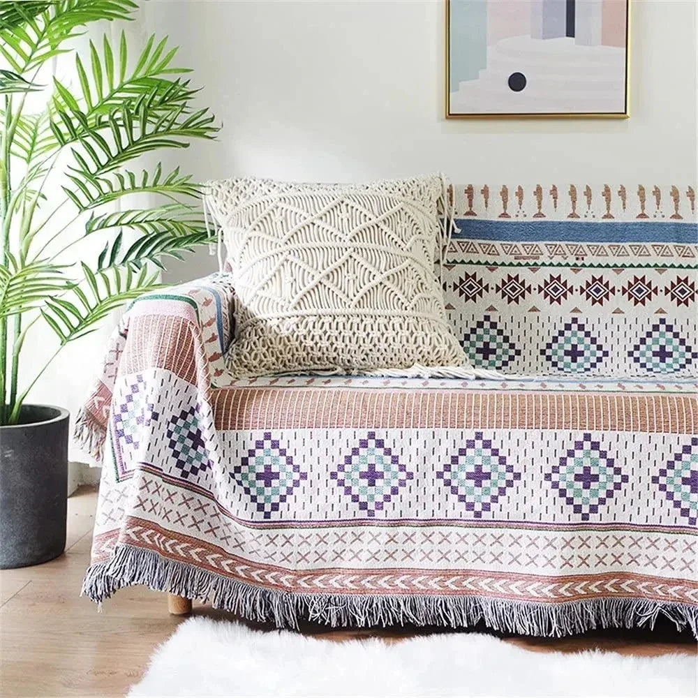 Narzuta Na Łóżko | Narzuta Na Sofę Boho-Blanket-Miloska