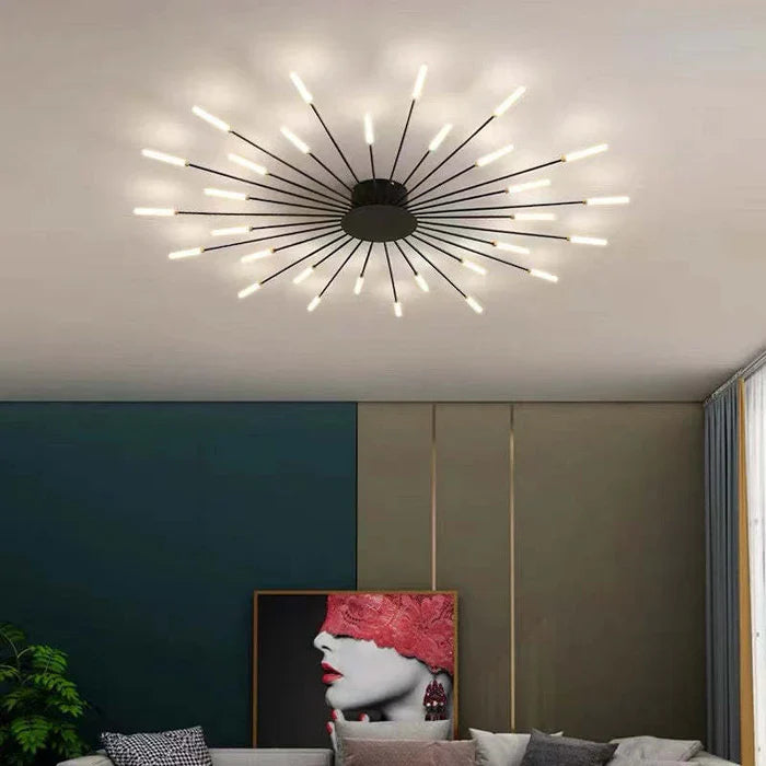 Żyrandol Do Salonu | Nowoczesny Żyrandol Sufitowy-Ceiling Light-Miloska