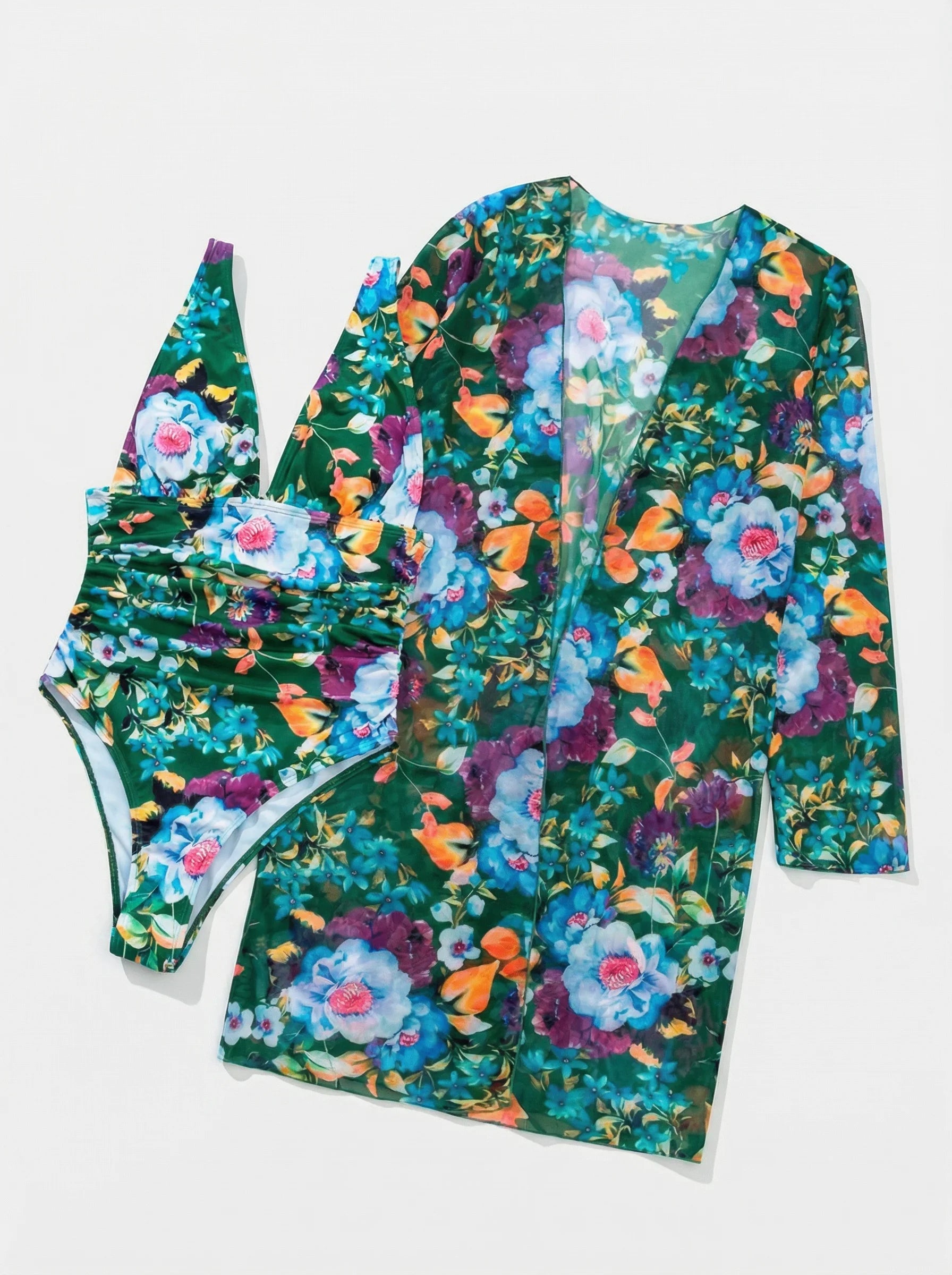 Strój Kąpielowy Damski | Tropikalny Strój Jednoczęściowy-Women Swimsuit-Miloska