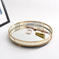 Taca Dekoracyjna | Lustrzana Taca Organizer-Decorative Tray-Miloska