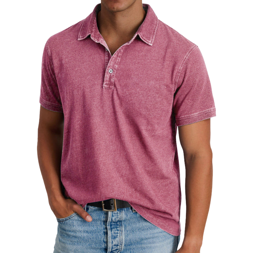 Męskie Shirt | Klasyczne Polo | Casual Codzienny | Lato