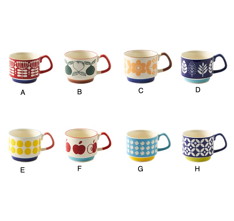 Zestaw Kubków | Kubek Ceramiczny Retro-Cup-Miloska