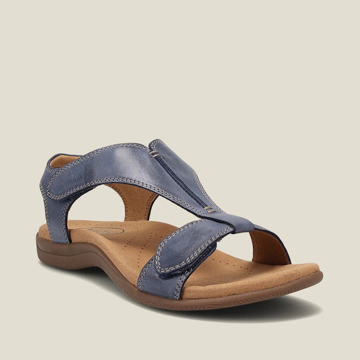 Sandały damskie | Design z paskami | Płaski komfort | Lato