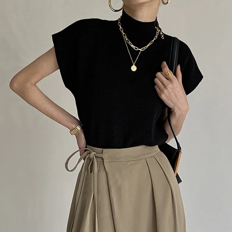 Półgolf Damski | Elegancka Bluzka-Women Blouse-Miloska
