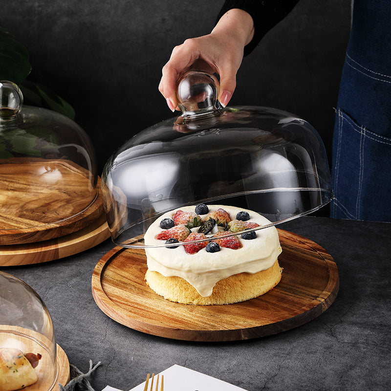 Patera Na Ciasto | Patera Z Kloszem-Cake Stands-Miloska