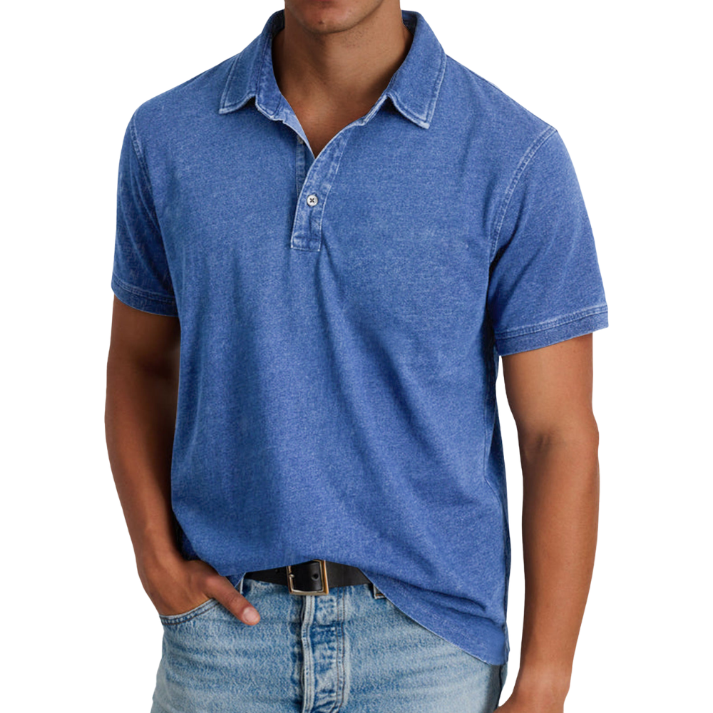 Męskie Shirt | Klasyczne Polo | Casual Codzienny | Lato