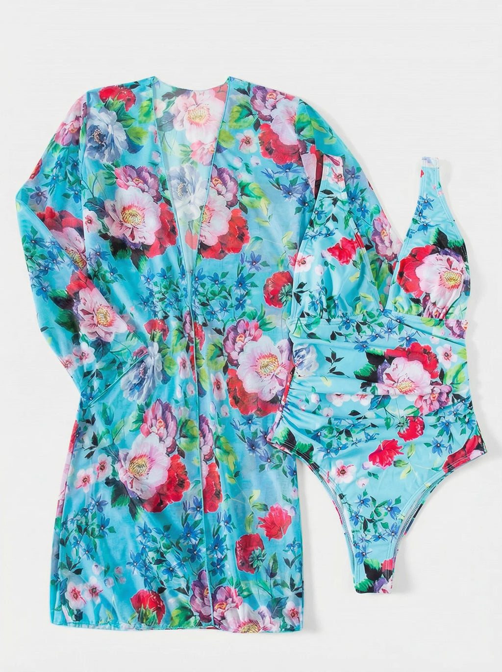 Strój Kąpielowy Damski | Tropikalny Strój Jednoczęściowy-Women Swimsuit-Miloska