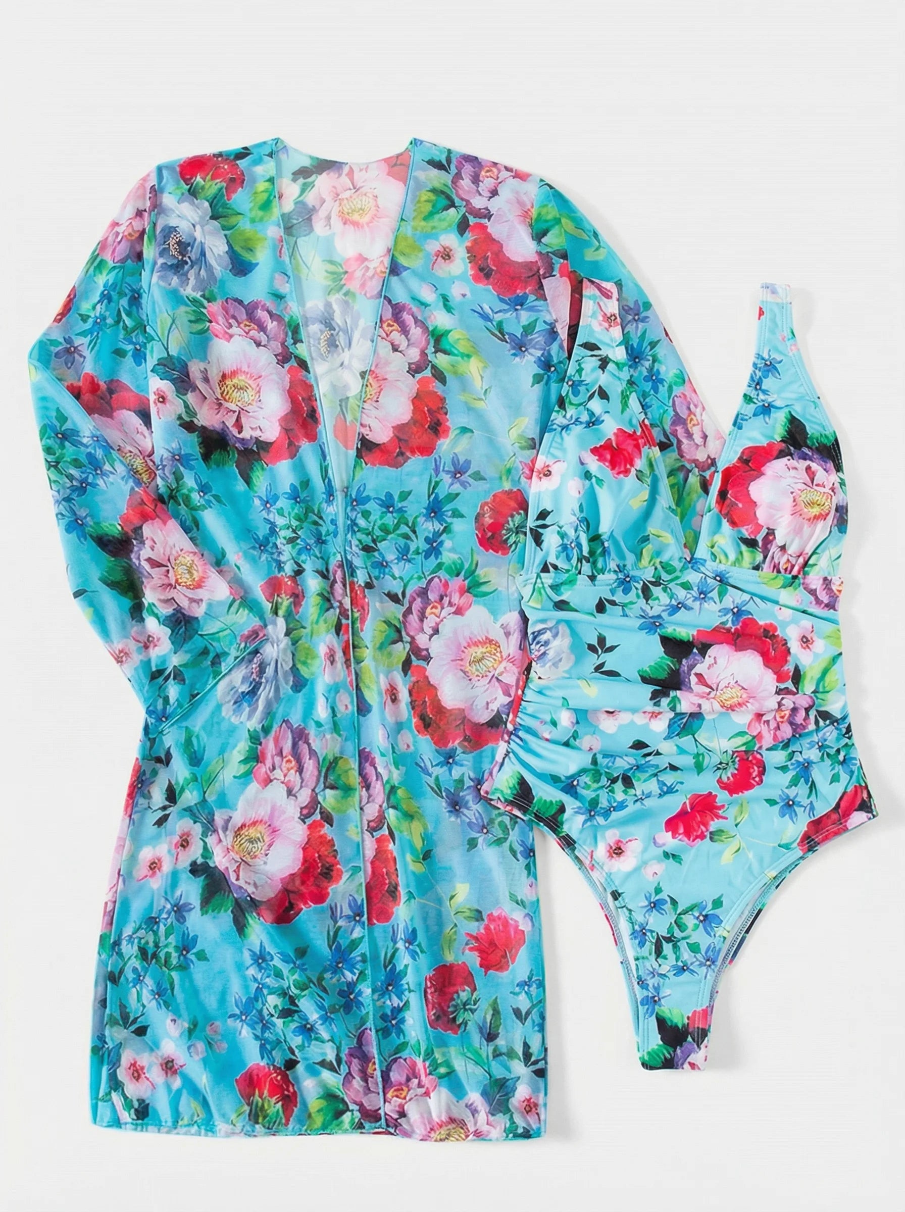 Strój Kąpielowy Damski | Tropikalny Strój Jednoczęściowy-Women Swimsuit-Miloska