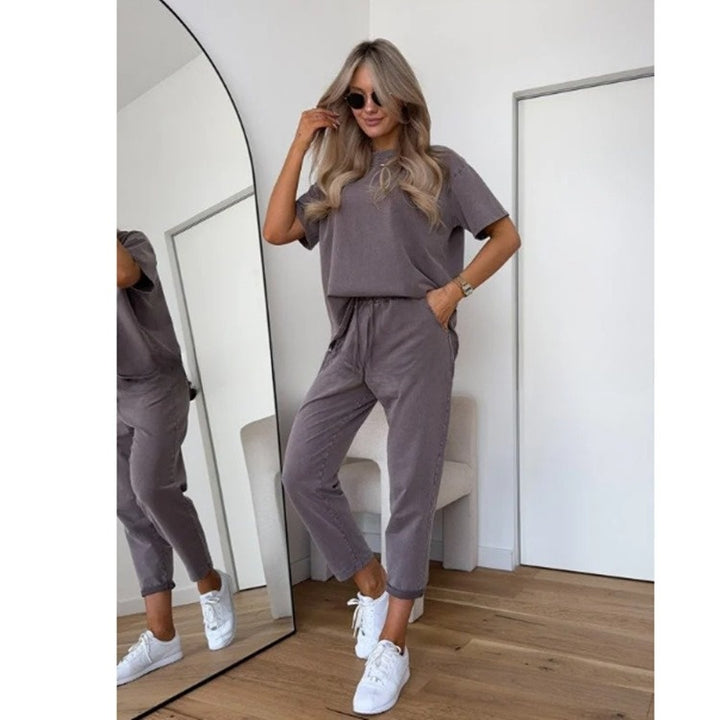 Komplet Dresowy Damski | Zestaw Dresowy Damski-Women Outfit Set-Miloska