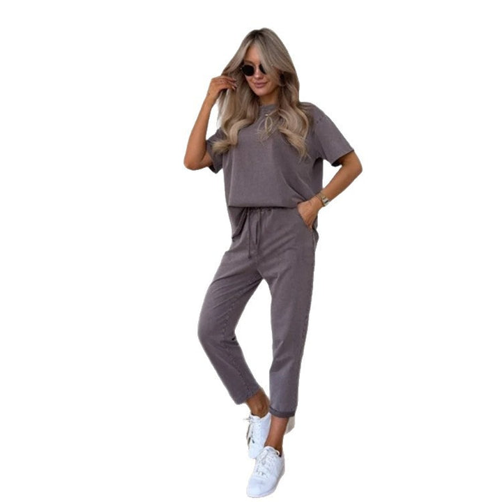 Komplet Dresowy Damski | Zestaw Dresowy Damski-Women Outfit Set-Miloska