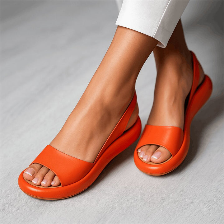 Sandały Damskie | Odkryte Palce | Wsuwane | Minimalistyczny Styl na Lato | Lato