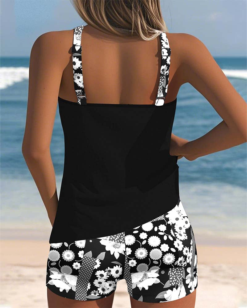 Tankini Damskie | Strój Kąpielowy Z Szortami-Women Swimsuit-Miloska