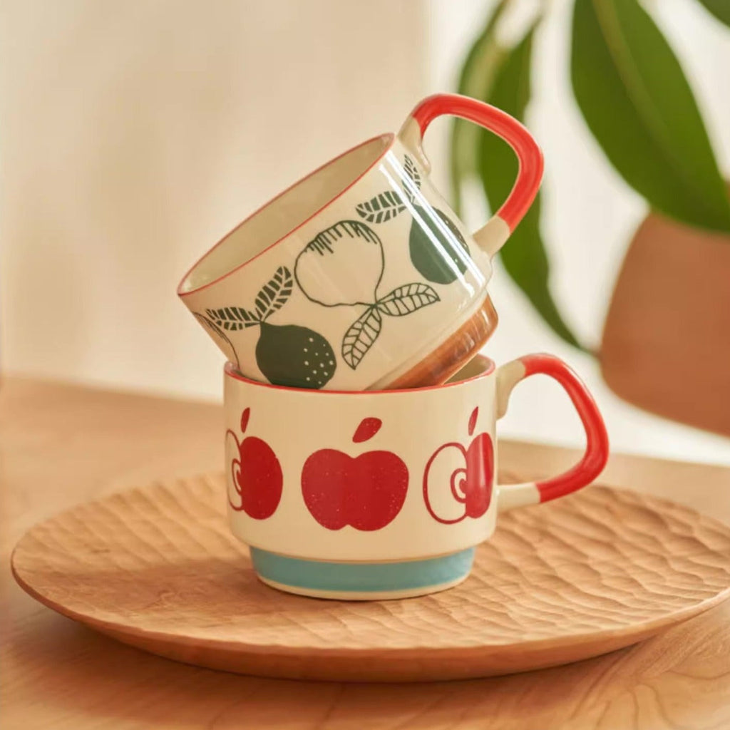 Zestaw Kubków | Kubek Ceramiczny Retro-Cup-Miloska