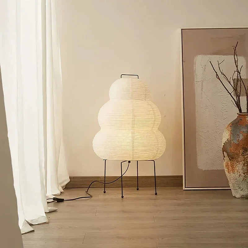 Lampa Japandi | Lampa Do Sypialni-Floor Lamp-Miloska