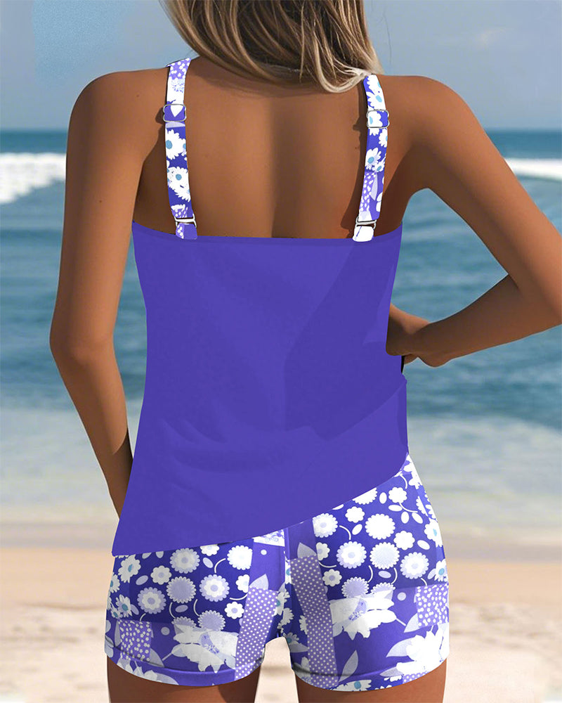 Tankini Damskie | Strój Kąpielowy Z Szortami-Women Swimsuit-Miloska