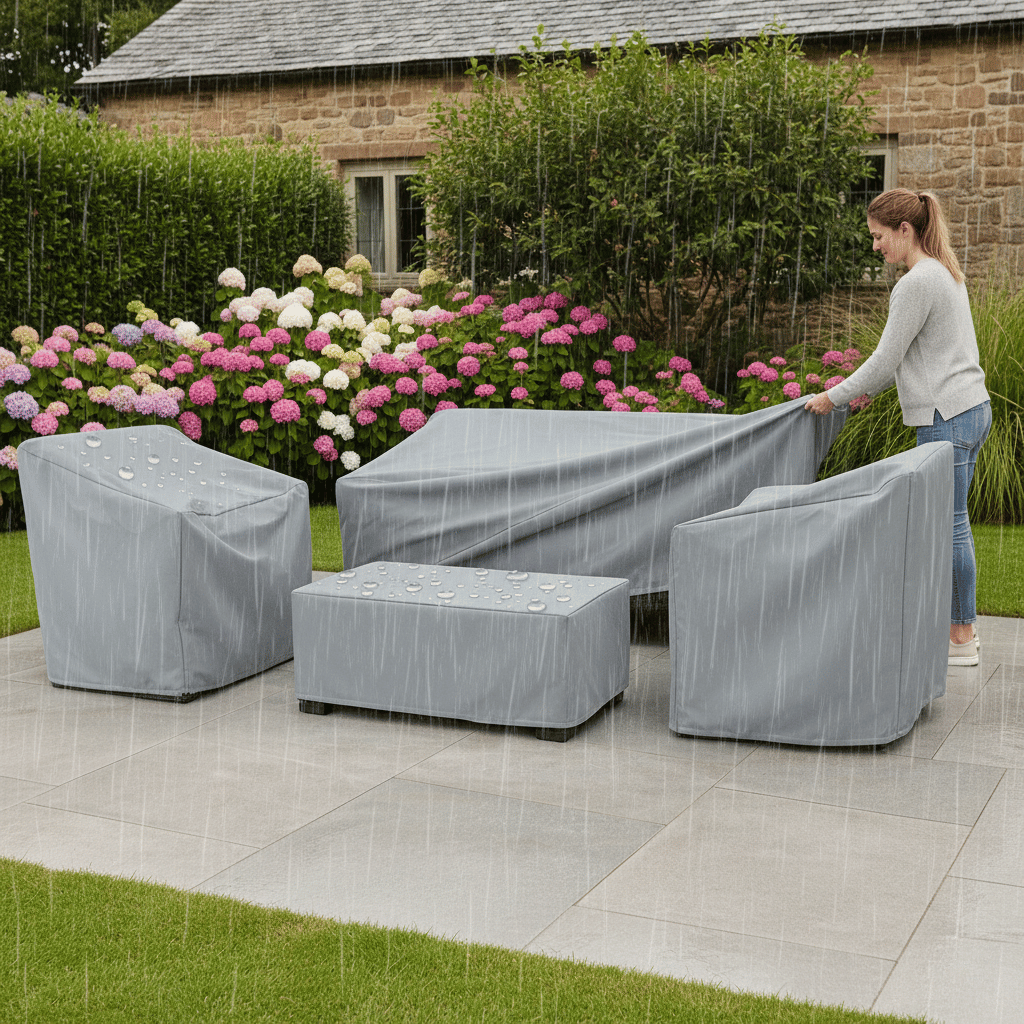 Pokrowiec Na Meble Ogrodowe | Pokrowiec Na Stół Ogrodowy-Furniture Cover-Miloska