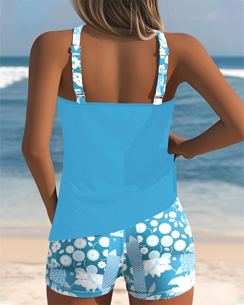 Tankini Damskie | Strój Kąpielowy Z Szortami-Women Swimsuit-Miloska