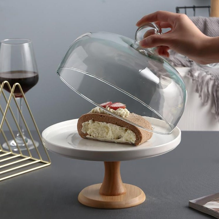 Patera Na Ciasto | Patera Z Kloszem-Cake Stands-Miloska