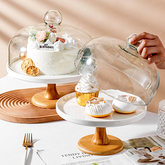 Patera Na Ciasto | Patera Z Kloszem-Cake Stands-Miloska