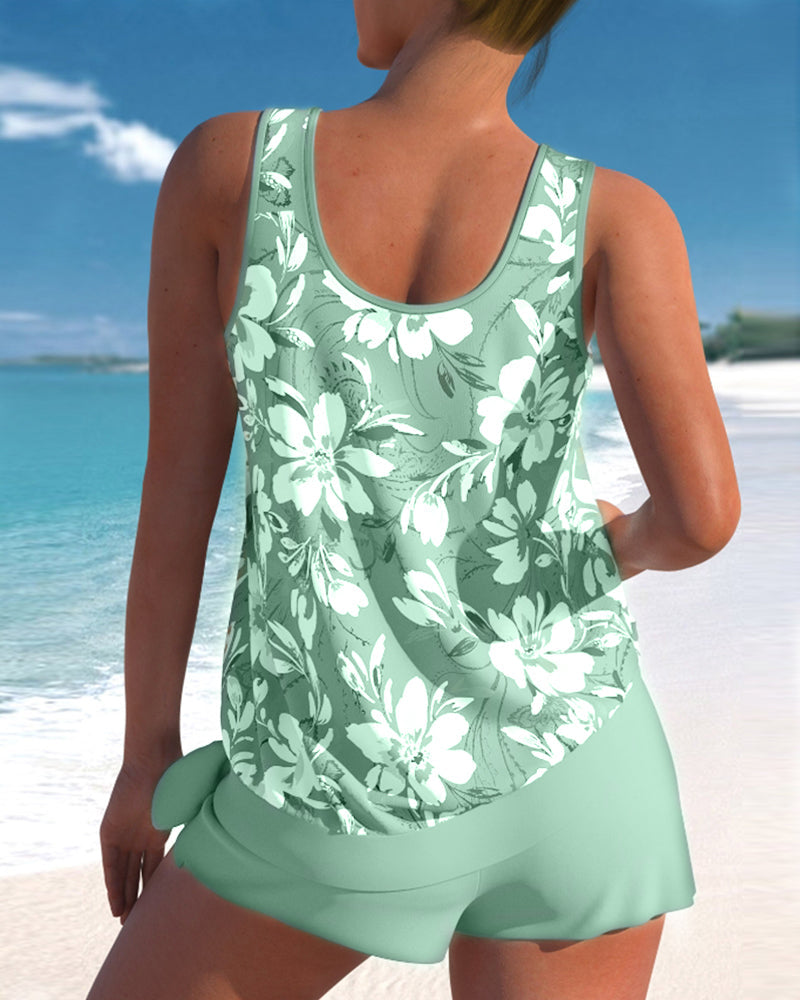 Strój Kąpielowy Damski | Tankini Ze Spodenkami-Women Swimsuit-Miloska