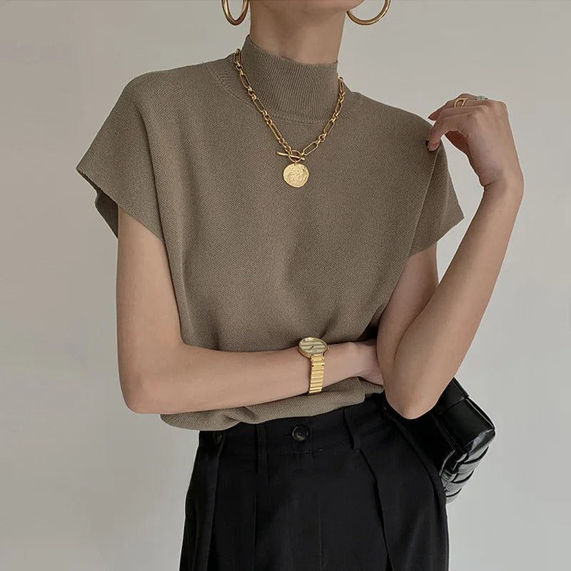 Półgolf Damski | Elegancka Bluzka-Women Blouse-Miloska