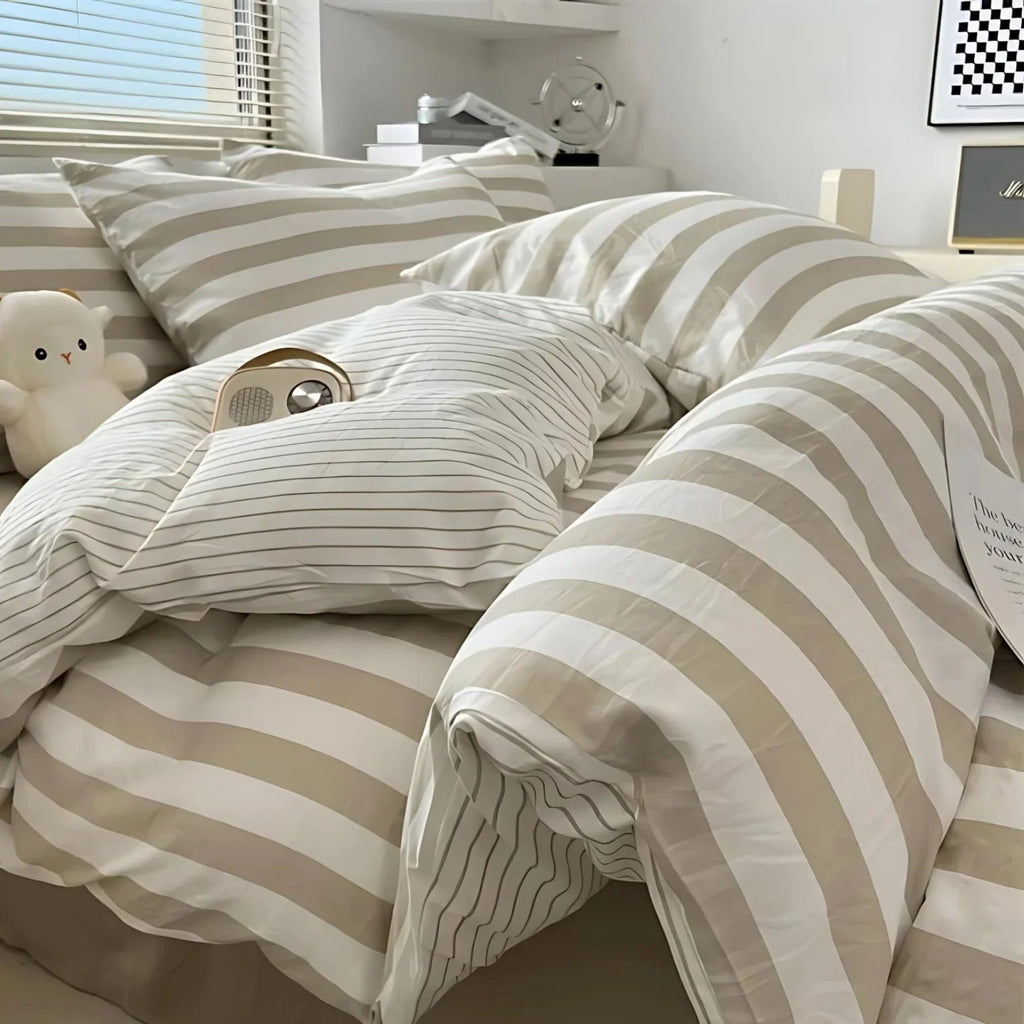 Komplety Pościeli | Pościel W Paski-Bedding-Miloska