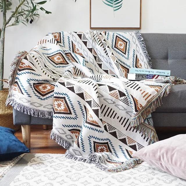 Narzuta Na Łóżko | Narzuta Na Sofę Boho-Blanket-Miloska