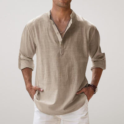 Koszula Męska Casual | Luźna Koszula Plażowa-Men Shirt-Miloska