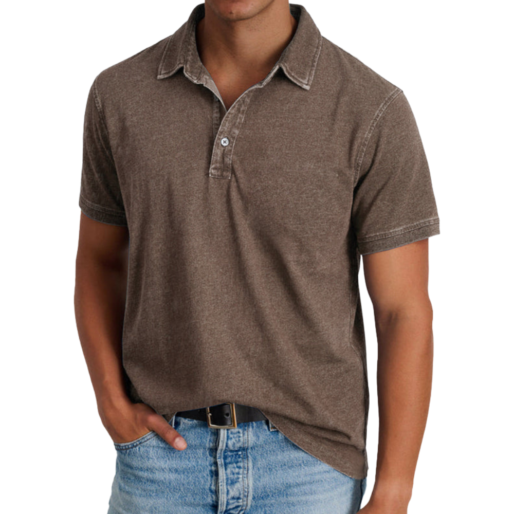 Męskie Shirt | Klasyczne Polo | Casual Codzienny | Lato