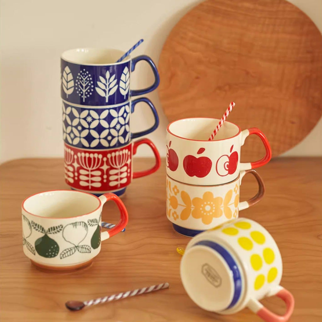 Zestaw Kubków | Kubek Ceramiczny Retro-Cup-Miloska
