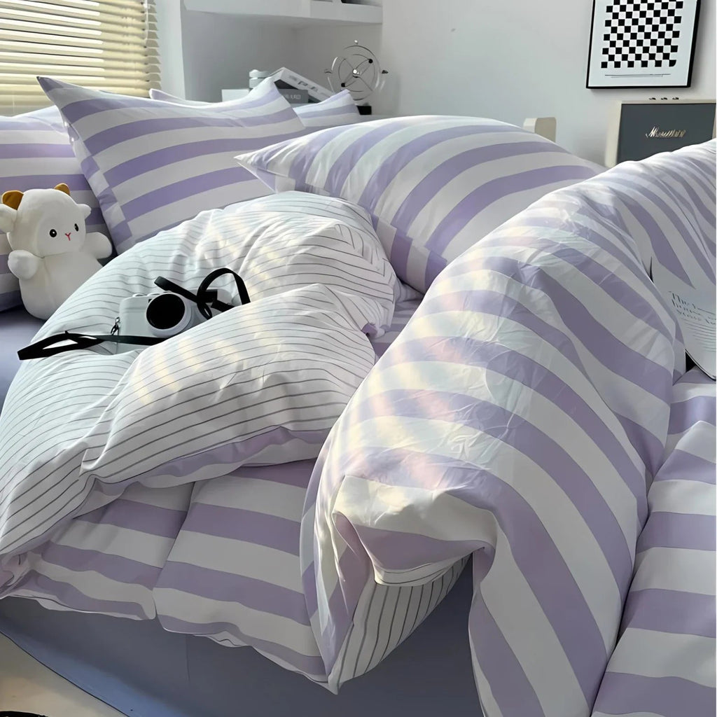 Komplety Pościeli | Pościel W Paski-Bedding-Miloska