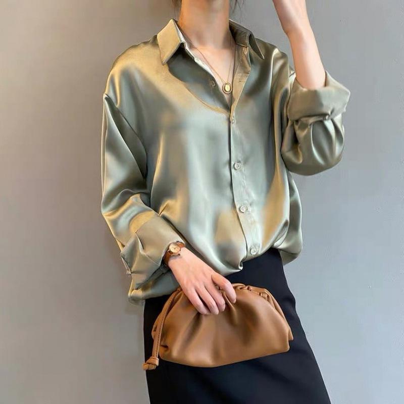 Koszula Damska | Bluzka Z Kołnierzykiem-Women Blouse-Miloska