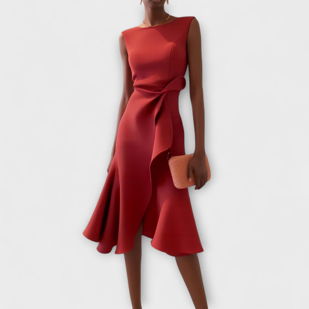 Elegancka Sukienka | Sukienka Wieczorowa Koktajlowa-Women Dress-Miloska