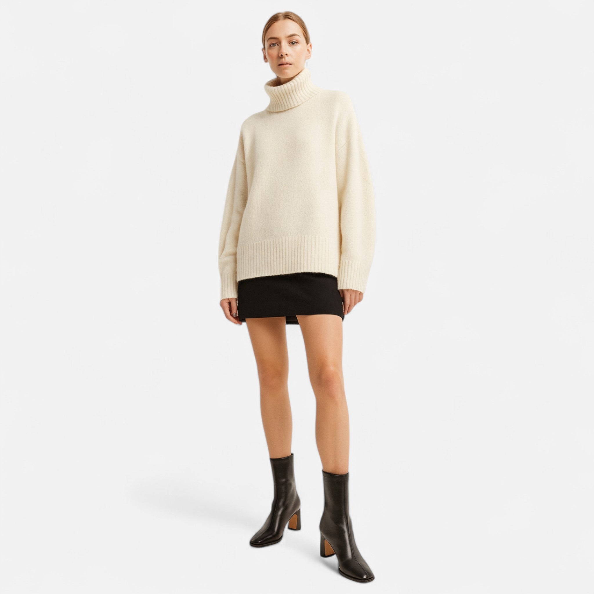 Botki Na Obcasie Damskie | Botki Z Krótką Cholewką-Women Boots-Miloska
