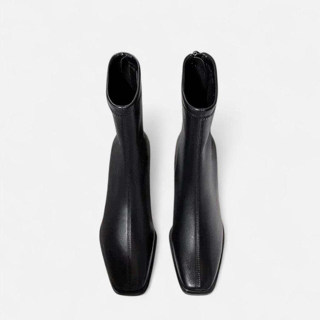 Botki Na Obcasie Damskie | Botki Z Krótką Cholewką-Women Boots-Miloska