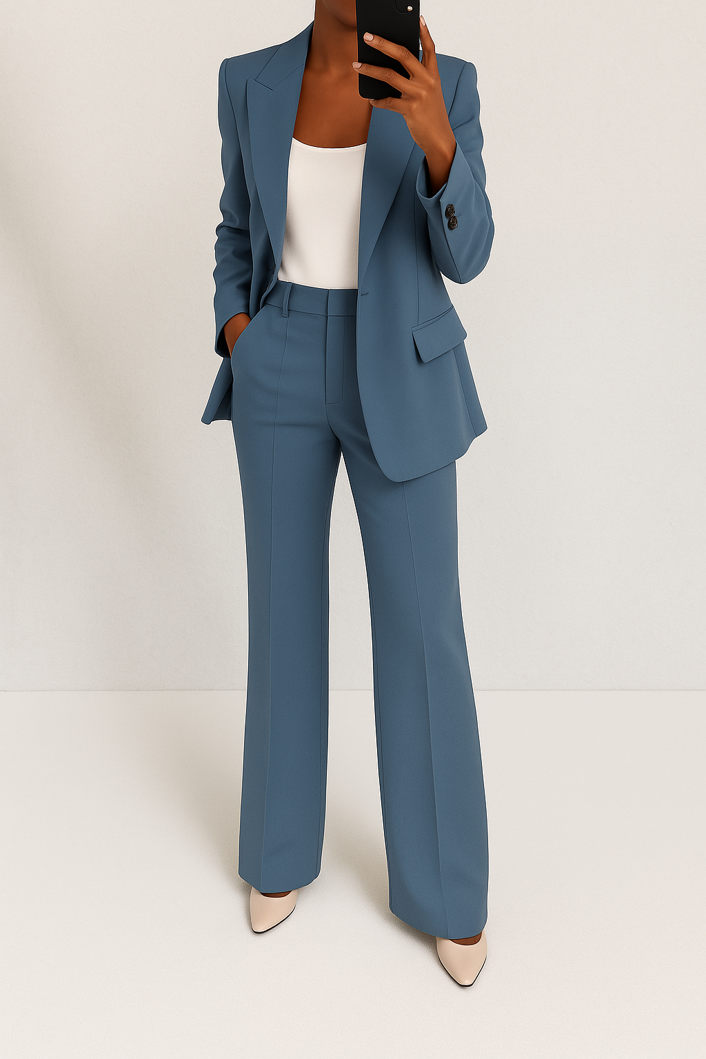 Garnitur Damski | Komplet Damski Ze Spodniami-Women Pantsuit-Miloska