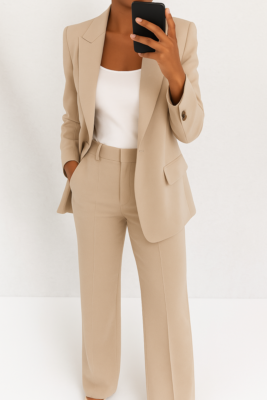Garnitur Damski | Komplet Damski Ze Spodniami-Women Pantsuit-Miloska