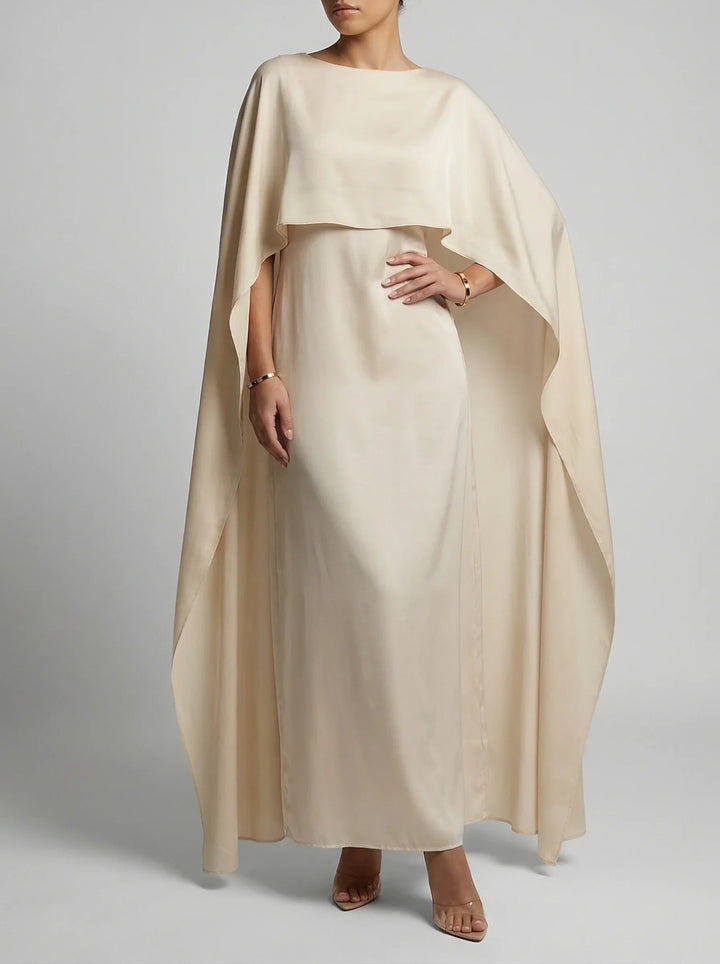 Damska Suknia Dla Matki Panny Młodej | Długa Suknia O Prostej Linii-Women Dress-Miloska