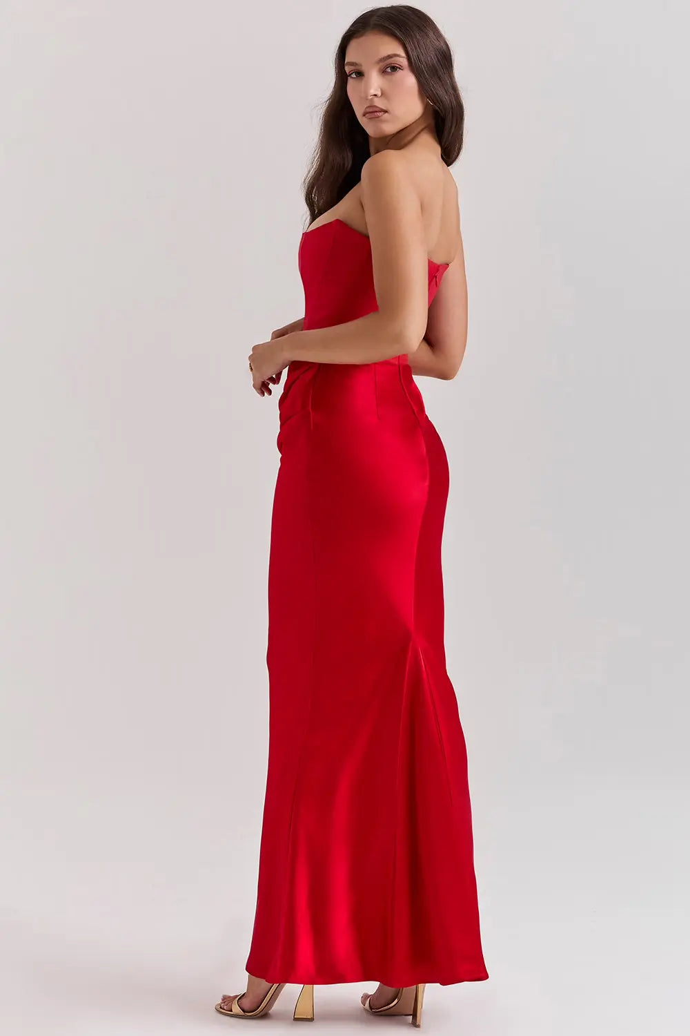 Damska Suknia Maxi | Gorsetowy Krój-Women Dress-Miloska