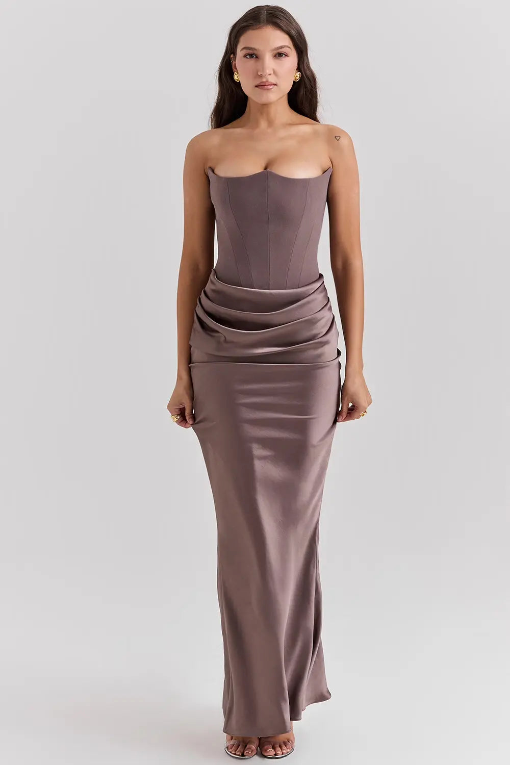 Damska Suknia Maxi | Gorsetowy Krój-Women Dress-Miloska