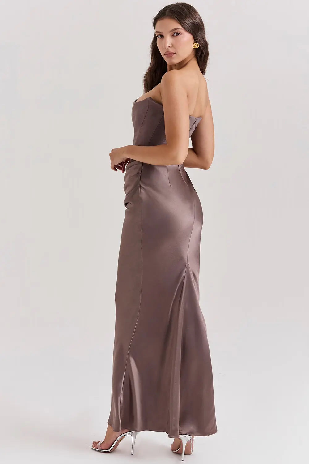 Damska Suknia Maxi | Gorsetowy Krój-Women Dress-Miloska