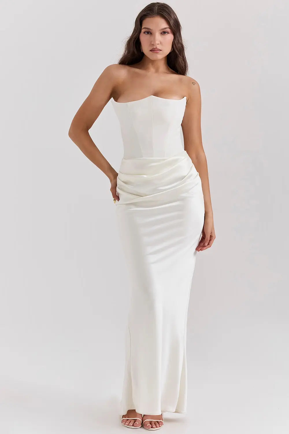 Damska Suknia Maxi | Gorsetowy Krój-Women Dress-Miloska