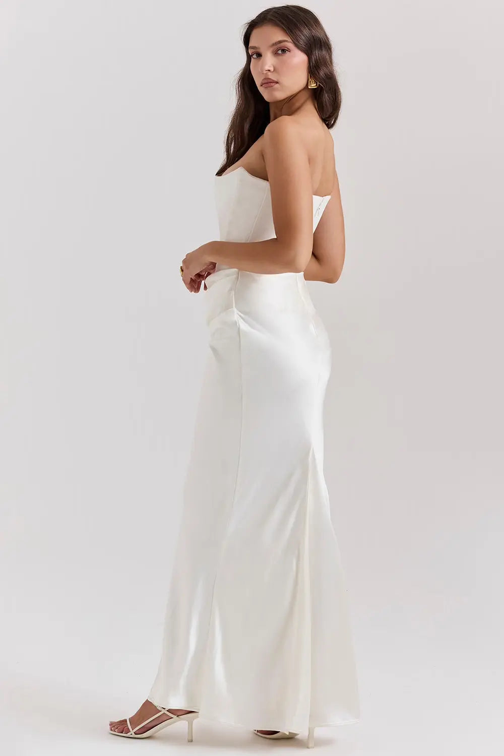 Damska Suknia Maxi | Gorsetowy Krój-Women Dress-Miloska