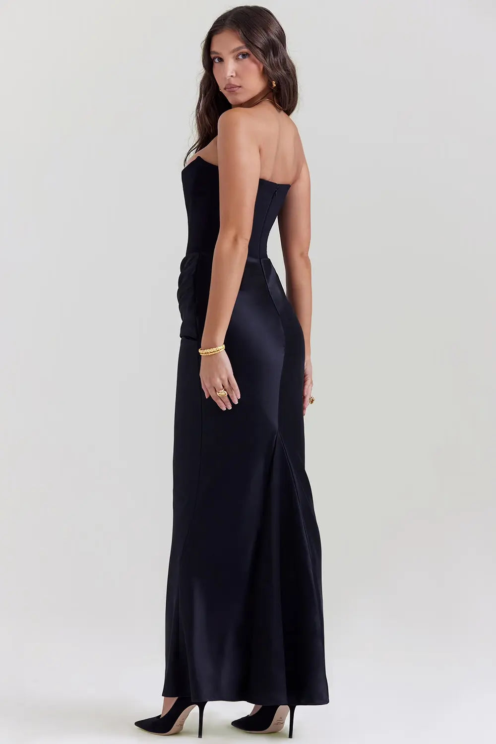 Damska Suknia Maxi | Gorsetowy Krój-Women Dress-Miloska