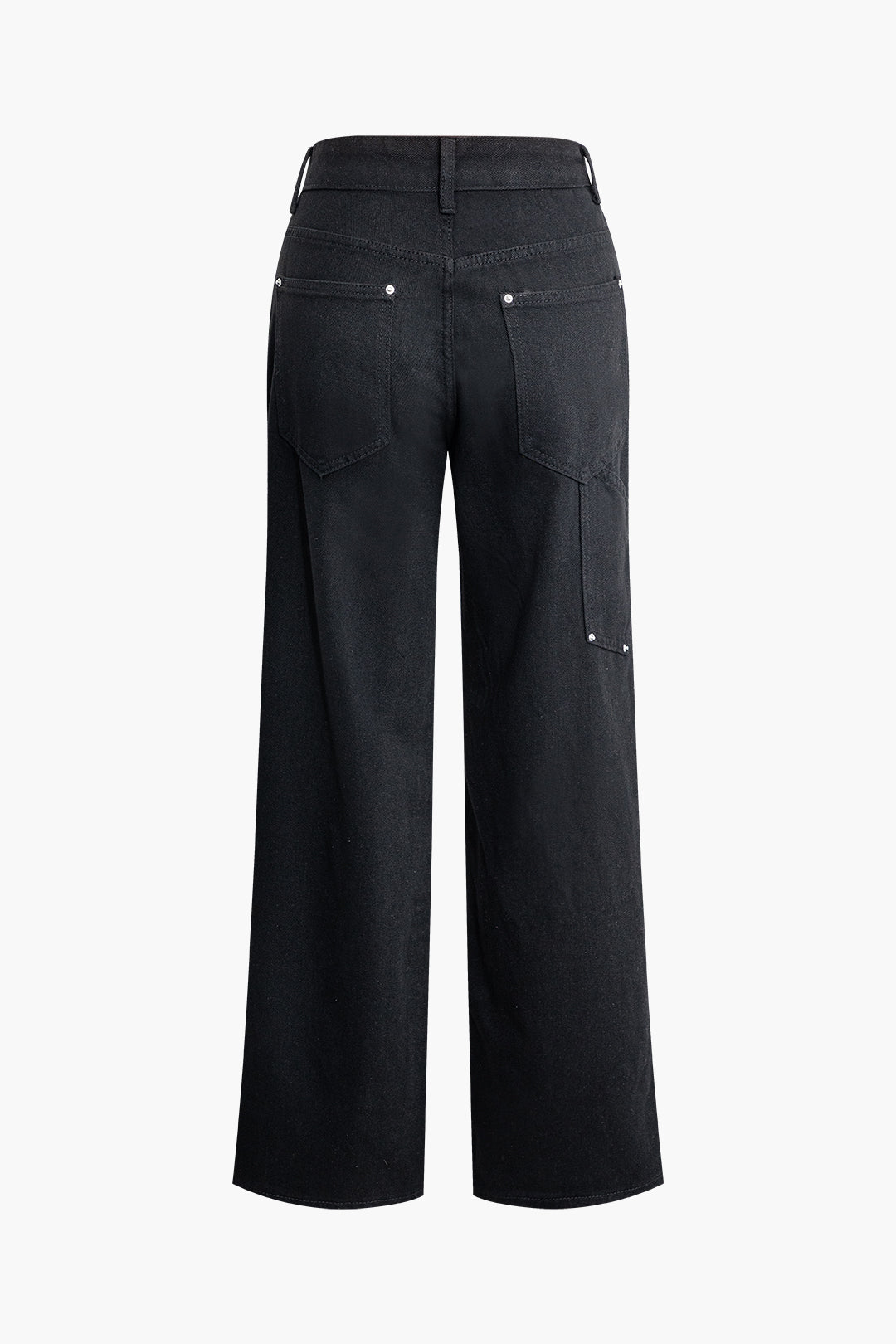 Damskie Jeansy Z Kieszeniami | Szerokie Nogawki-Women Jeans-Miloska