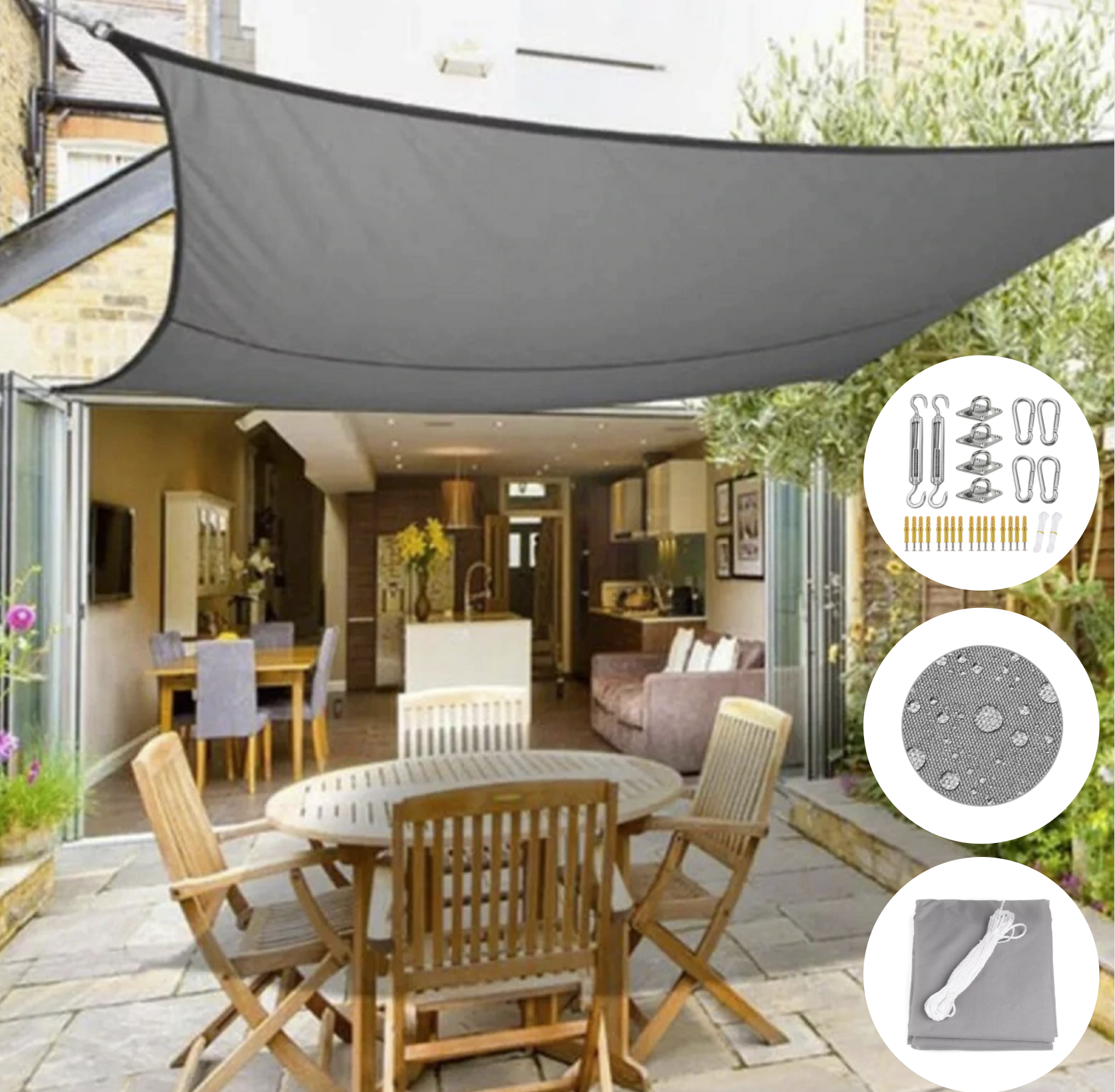 Żagiel Przeciwsłoneczny | Zadaszenie Tarasu-Sunshade-Miloska