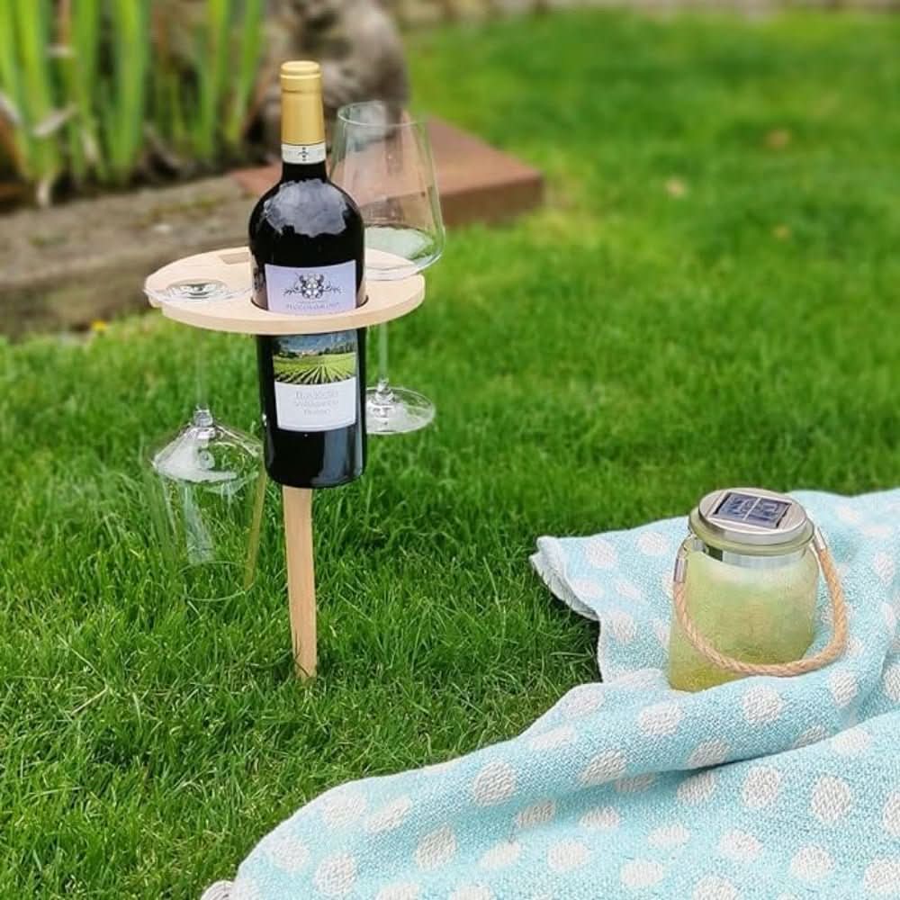 Uchwyt Na Wino | Składany Stolik-Picnic Table-Miloska